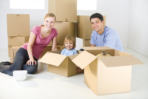Removal team helping with a home move in Roehampton