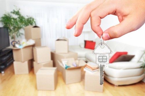 Worker assessing load and access before a move