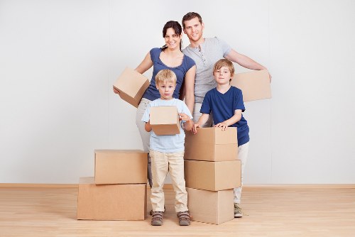 Local removals team preparing a move in Roehampton