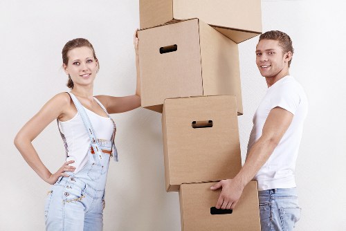 Preparing furniture and boxes for storage