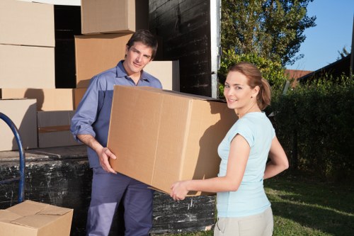 Local man with van service handling household items in Roehampton